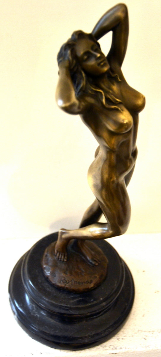 Stilvoller Bronze Akt von Raymondo mit Künstler Signatur 2. Auflage/ durchlaufend nummeriert
