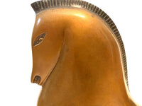 Pferd Figur aus Bronze – Art-Déco-Skulptur nach Boris Lovet-Lorski Kopf