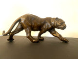 Stalking Tiger cast in bronze signed S.Melani -Recast