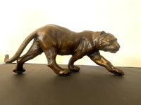 Stalking Tiger cast in bronze signed S.Melani -Recast