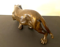 Stalking Tiger cast in bronze signed S.Melani -Recast