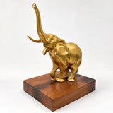 bronzefigur-elefant-goldfarben-vorderansicht-04