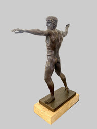 Zeus oder Poseidon Bronzestatue – griechische Mythologie Figur aus Bronze