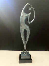 Exklusive Künstler Bronze - Akt auf Marmorsockel signiert Milo.