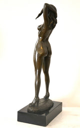 Stylish bronze nude by Raymondo with artist signature