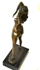 Stylish bronze nude by Raymondo with artist signature