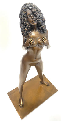 Raymondo Bronze Nude - Exotic Beauty 2023 nouvelle série sculpture en bronze