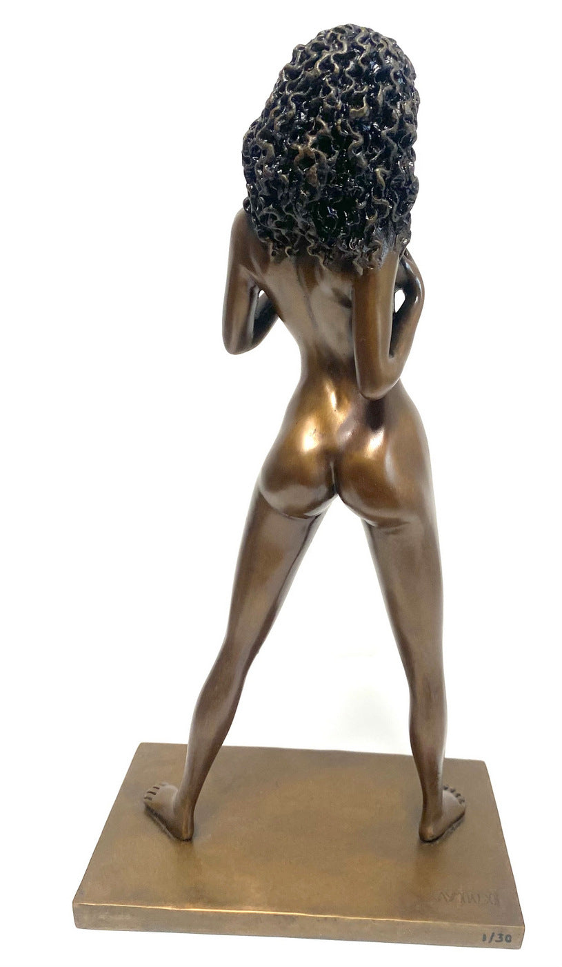 Raymondo Bronze Nude - Exotic Beauty 2023 nouvelle série sculpture en bronze