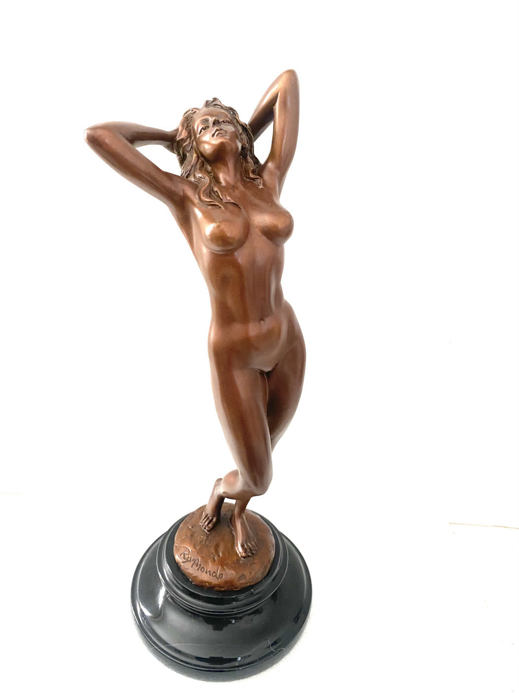 Nu en bronze élégant de Raymondo avec signature de l'artiste 2e édition/numéroté consécutivement