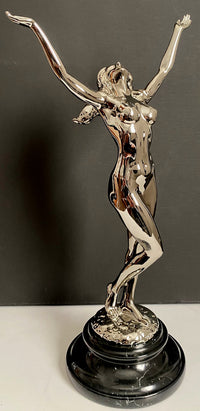 Raymondos Collecters Edition Bronzeskulptur verchromt durchlaufend nummeriert 5/10