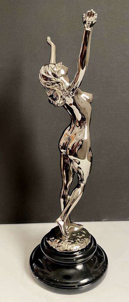 Raymondos Collecters Edition Bronzeskulptur verchromt durchlaufend nummeriert 5/10