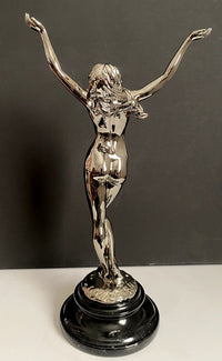 Raymondos Collecters Edition Bronzeskulptur verchromt durchlaufend nummeriert 5/10