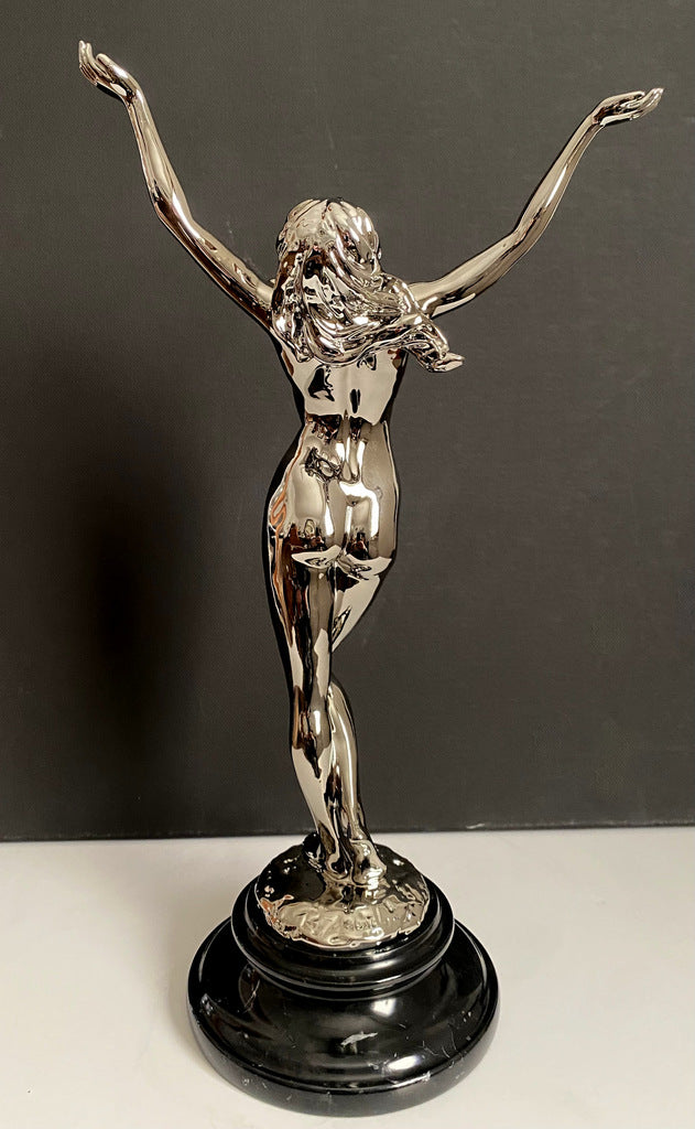 Raymondos Collecters Edition Bronzeskulptur verchromt durchlaufend nummeriert 5/10