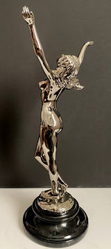 Raymondos Collecters Edition Bronzeskulptur verchromt durchlaufend nummeriert 5/10