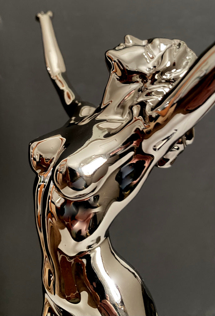 Raymondos Collecters Edition Bronzeskulptur verchromt durchlaufend nummeriert 5/10