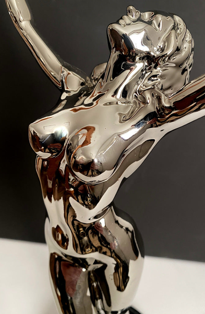 Raymondos Collecters Edition Bronzeskulptur verchromt durchlaufend nummeriert 5/10