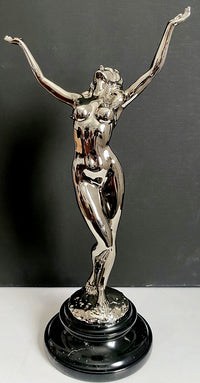 Raymondos Collecters Edition Bronzeskulptur verchromt durchlaufend nummeriert 5/10