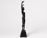 Art-Déco Tänzerin aus Bronze – Seitenansicht