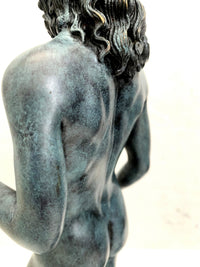 Bronzefiguren -Riace Krieger signiert Phidias auf Marmorplatte