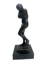 Bronze Akt Frau – linke Seiten Gesamtansicht der Eva Skulptur